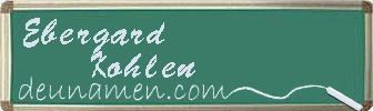 Ebergard Kohlen Visitenkarte
